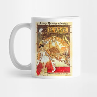 Ballet LE REVE 1890 Vintage Theater Advertisement Theophile Alexandre Steinlein Mug